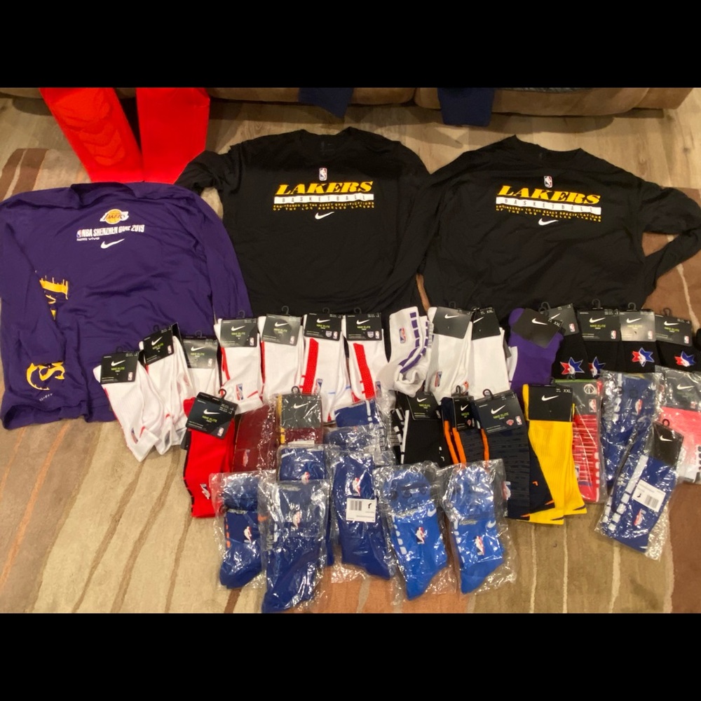 Nike NBA Practice shirts&NBA Elite Crew socks